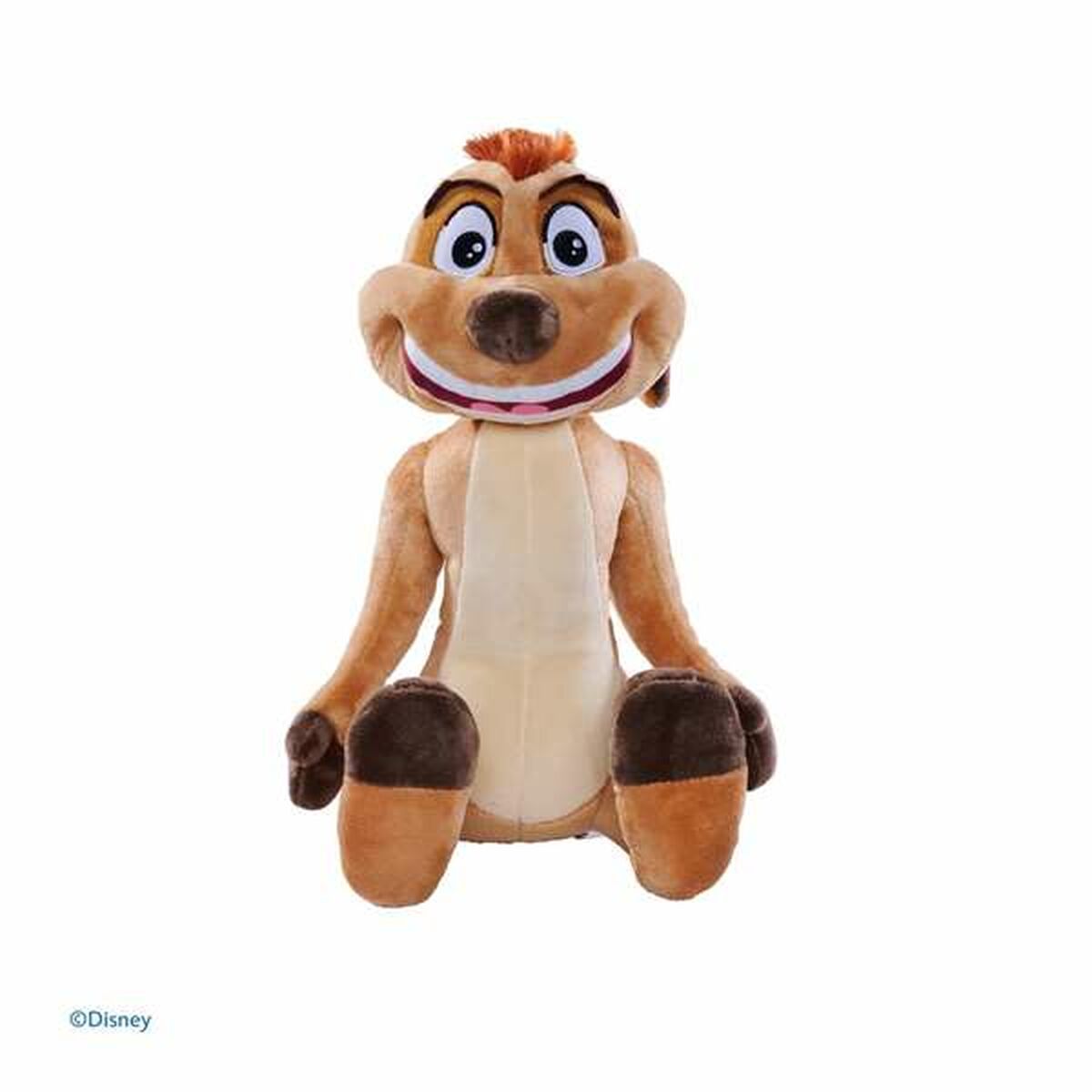 Plyšák The Lion King Timón 25 cm Kaštanová